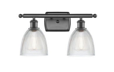 Bathroom Fixtures Two Lights by Innovations ( 405 | 516-2W-OB-G382 Ballston ) 