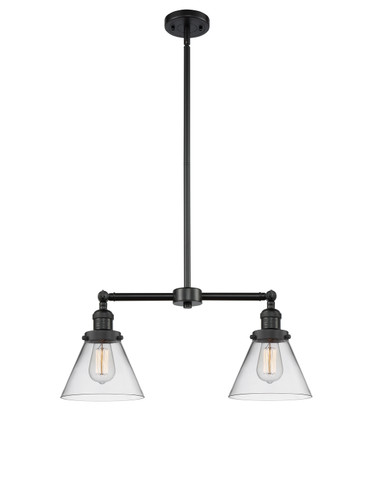 Mid. Chandeliers Glass Down by Innovations ( 405 | 209-BK-G42 Franklin Restoration ) 