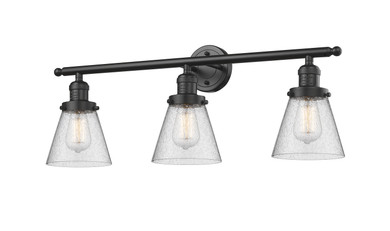 Bathroom Fixtures Three Lights by Innovations ( 405 | 205-OB-G64-LED Franklin Restoration ) 