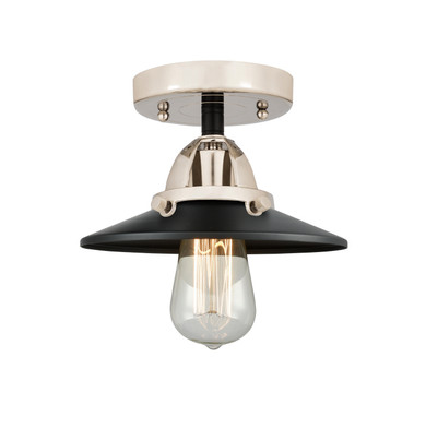 Semi-Flush Mts. Glass Down by Innovations ( 405 | 288-1C-BPN-M6-BK Nouveau 2 ) 
