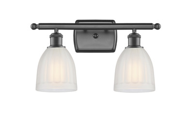 Bathroom Fixtures Two Lights by Innovations ( 405 | 516-2W-OB-G441 Ballston ) 