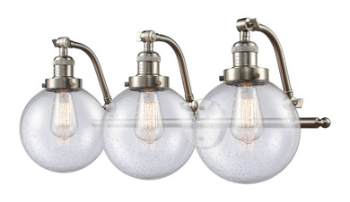 Bathroom Fixtures Three Lights by Innovations ( 405 | 515-3W-SN-G204-8-LED Franklin Restoration ) 
