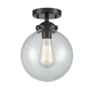 Semi-Flush Mts. Glass Down by Innovations ( 405 | 284-1C-OB-G204-8 Nouveau ) 