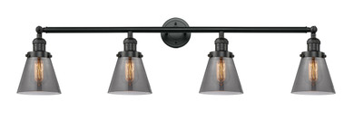 Bathroom Fixtures Four Lights by Innovations ( 405 | 215-BK-G63-LED Franklin Restoration ) 