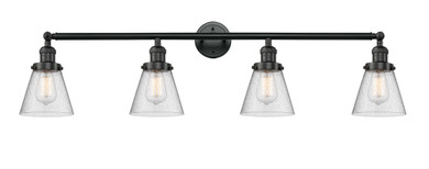Bathroom Fixtures Four Lights by Innovations ( 405 | 215-BK-G64 Franklin Restoration ) 