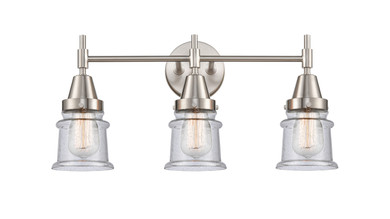 Bathroom Fixtures Three Lights by Innovations ( 405 | 447-3W-SN-G184S-LED Caden ) 