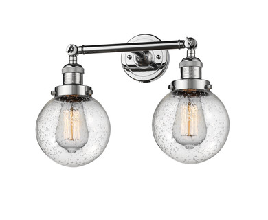 Bathroom Fixtures Two Lights by Innovations ( 405 | 208-PC-G204-6 Franklin Restoration ) 