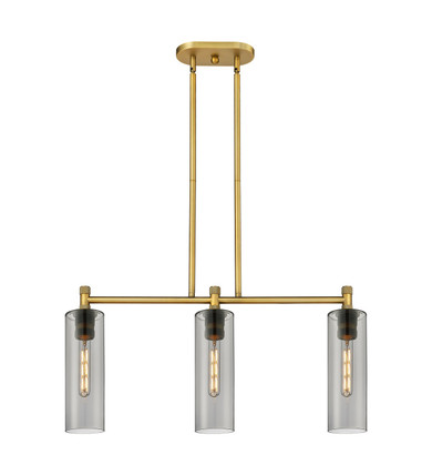 Linear/Island 3 Light Bar by Innovations ( 405 | 434-3I-BB-G434-12SM Downtown Urban ) 