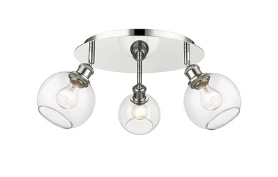 Flush Mounts Multi-Port/Cluster by Innovations ( 405 | 516-3C-PN-G122-6 Ballston ) 