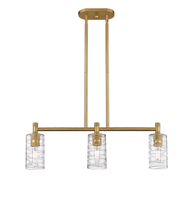 Linear/Island 3 Light Bar by Innovations ( 405 | 434-3I-BB-G434-7CL Downtown Urban ) 