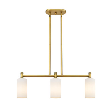 Linear/Island 3 Light Bar by Innovations ( 405 | 434-3I-BB-G434-7WH Downtown Urban ) 