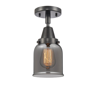Semi-Flush Mts. Glass Down by Innovations ( 405 | 447-1C-BK-G53-LED Caden ) 