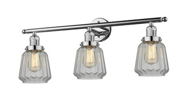 Bathroom Fixtures Three Lights by Innovations ( 405 | 205-PC-G142-LED Franklin Restoration ) 