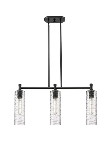 Linear/Island 3 Light Bar by Innovations ( 405 | 434-3I-BK-G434-12DE Downtown Urban ) 