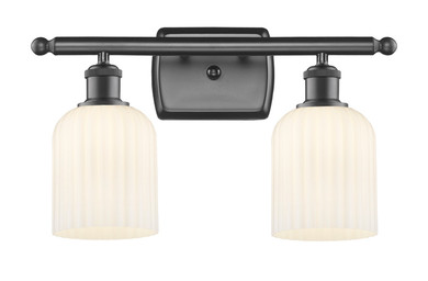 Bathroom Fixtures Two Lights by Innovations ( 405 | 516-2W-OB-G559-5GWH Ballston ) 