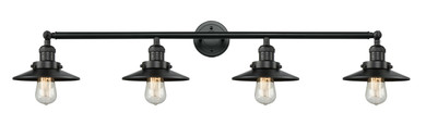 Bathroom Fixtures Four Lights by Innovations ( 405 | 215-BK-M6 Franklin Restoration ) 