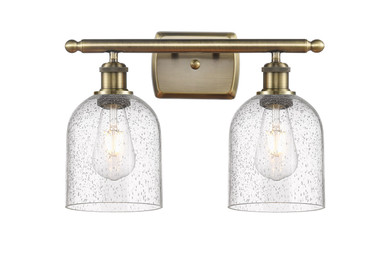 Bathroom Fixtures Two Lights by Innovations ( 405 | 516-2W-AB-G558-6SDY Ballston ) 