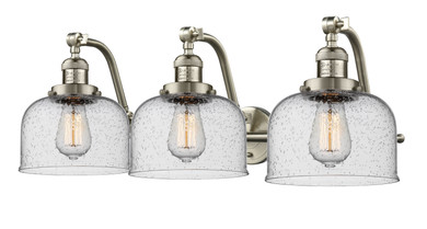 Bathroom Fixtures Three Lights by Innovations ( 405 | 515-3W-SN-G74-LED Franklin Restoration ) 
