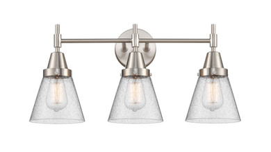 Bathroom Fixtures Three Lights by Innovations ( 405 | 447-3W-SN-G64-LED Caden ) 