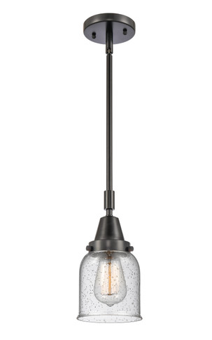 Mini Pendants Glass Down by Innovations ( 405 | 447-1S-BK-G54-LED Caden ) 