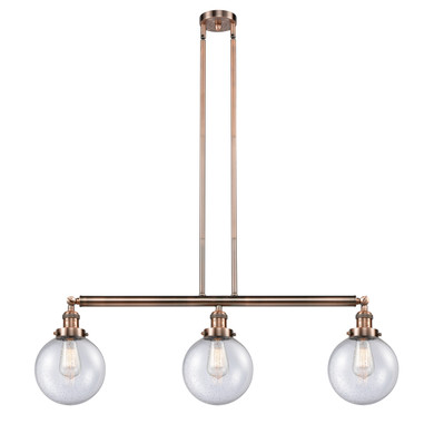 Linear/Island 3 Light Bar by Innovations ( 405 | 213-AC-G204-8-LED Franklin Restoration ) 