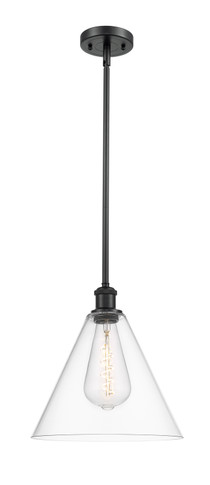 Pendants Glass Down by Innovations ( 405 | 516-1S-BK-GBC-122-LED Ballston ) 