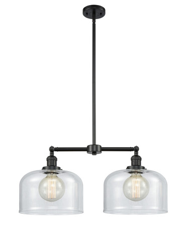 Mid. Chandeliers Glass Down by Innovations ( 405 | 209-BK-G72-L Franklin Restoration ) 