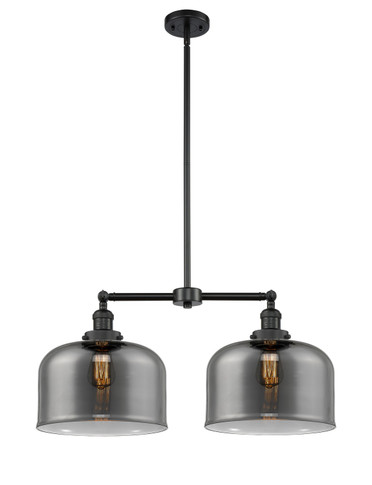 Mid. Chandeliers Glass Down by Innovations ( 405 | 209-BK-G73-L Franklin Restoration ) 