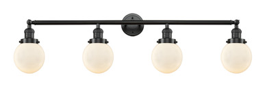 Bathroom Fixtures Four Lights by Innovations ( 405 | 215-OB-G201-6-LED Franklin Restoration ) 