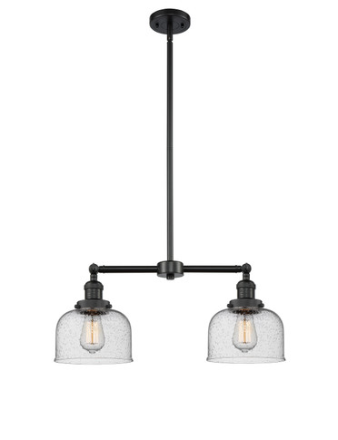 Mid. Chandeliers Glass Down by Innovations ( 405 | 209-BK-G74-LED Franklin Restoration ) 