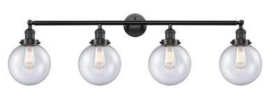 Bathroom Fixtures Four Lights by Innovations ( 405 | 215-OB-G204-8-LED Franklin Restoration ) 