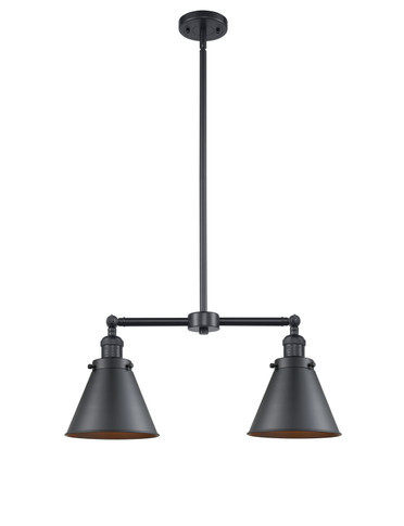 Mid. Chandeliers Glass Down by Innovations ( 405 | 209-BK-M13-BK Franklin Restoration ) 