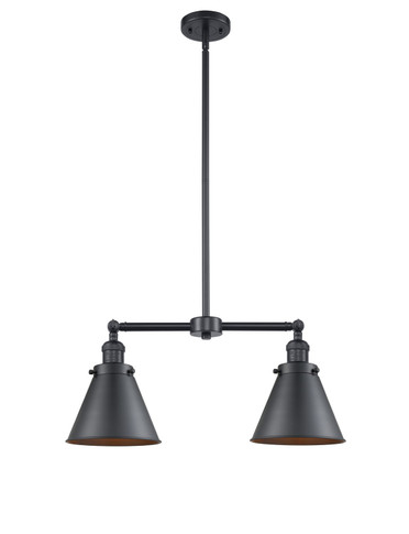 Mid. Chandeliers Glass Down by Innovations ( 405 | 209-BK-M13-BK-LED Franklin Restoration ) 