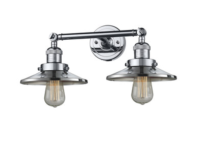 Bathroom Fixtures Two Lights by Innovations ( 405 | 208-PC-M7 Franklin Restoration ) 