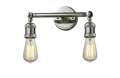 Bathroom Fixtures Two Lights by Innovations ( 405 | 208-PN Franklin Restoration ) 