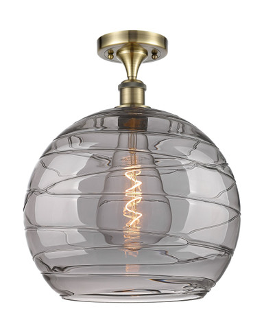 Semi-Flush Mts. Glass Down by Innovations ( 405 | 516-1C-AB-G1213-14SM Ballston ) 