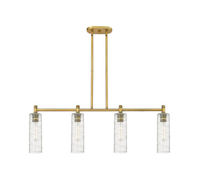 Linear/Island 4 Light + by Innovations ( 405 | 434-4I-BB-G434-12DE Downtown Urban ) 