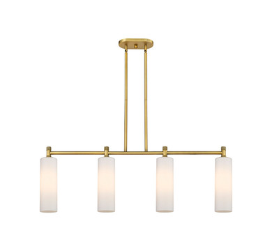 Linear/Island 4 Light + by Innovations ( 405 | 434-4I-BB-G434-12WH Downtown Urban ) 