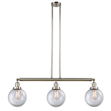 Linear/Island 3 Light Bar by Innovations ( 405 | 213-PN-G202-8-LED Franklin Restoration ) 