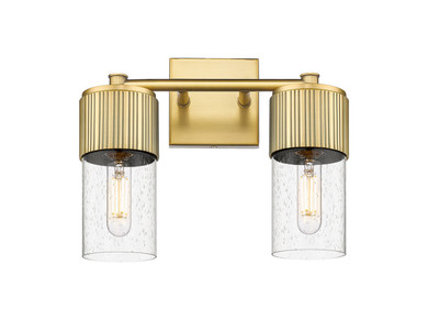 Bathroom Fixtures Two Lights by Innovations ( 405 | 428-2W-BB-G428-7SDY Downtown Urban ) 