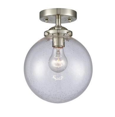 Semi-Flush Mts. Glass Down by Innovations ( 405 | 284-1C-SN-G204-8-LED Nouveau ) 