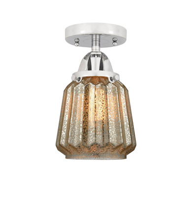 Semi-Flush Mts. Cage by Innovations ( 405 | 288-1C-PC-G146 Nouveau 2 ) 