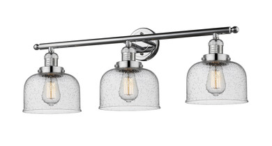 Bathroom Fixtures Three Lights by Innovations ( 405 | 205-PC-G74-LED Franklin Restoration ) 