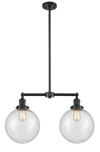Mid. Chandeliers Glass Down by Innovations ( 405 | 209-OB-G204-10 Franklin Restoration ) 