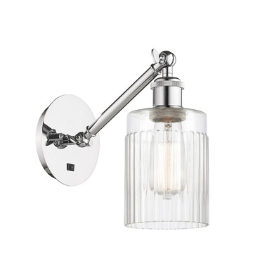Sconces Single Glass by Innovations ( 405 | 317-1W-PC-G342-LED Ballston ) 