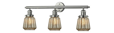 Bathroom Fixtures Three Lights by Innovations ( 405 | 205-PN-G146 Franklin Restoration ) 