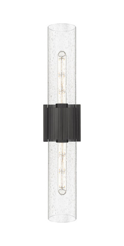 Bathroom Fixtures Cylindrical / Linear by Innovations ( 405 | 428-2WL-BK-G428-12SDY Downtown Urban ) 