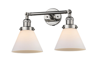 Bathroom Fixtures Two Lights by Innovations ( 405 | 208-PN-G41-LED Franklin Restoration ) 