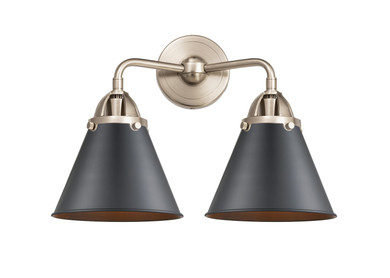 Bathroom Fixtures Two Lights by Innovations ( 405 | 288-2W-SN-M13-BK-LED Nouveau 2 ) 