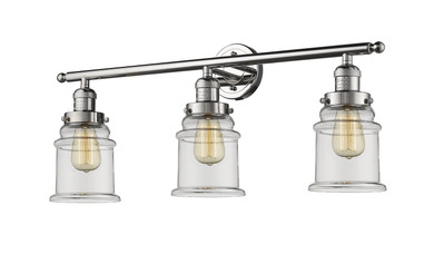 Bathroom Fixtures Three Lights by Innovations ( 405 | 205-PN-G182-LED Franklin Restoration ) 